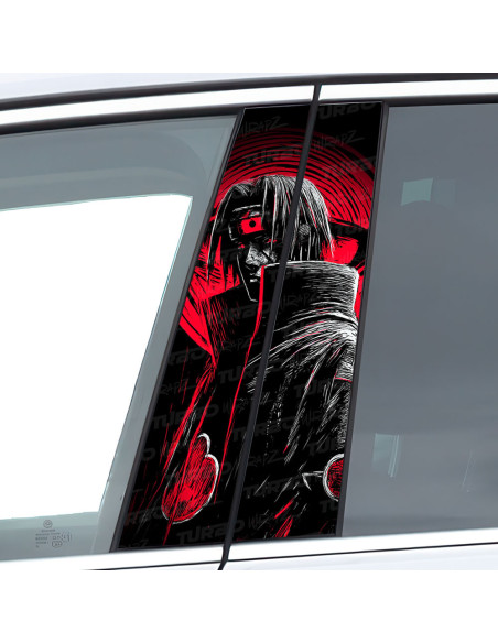 Sticker for car pillar Itachi | TurboWrapz.com