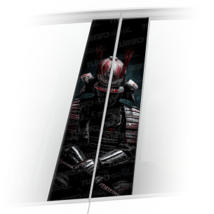 Naklejka na słupek samochodowy Samuraj | TurboWrapz.com