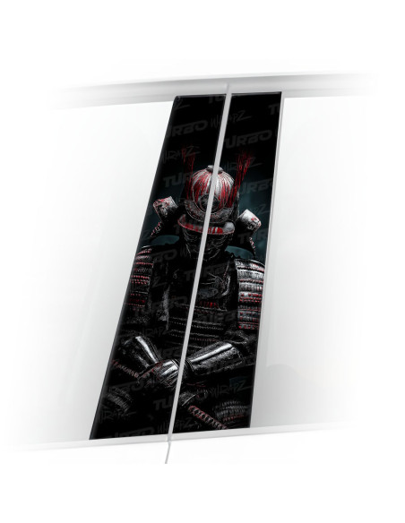 Sticker for car pillar Samuraj | TurboWrapz.com