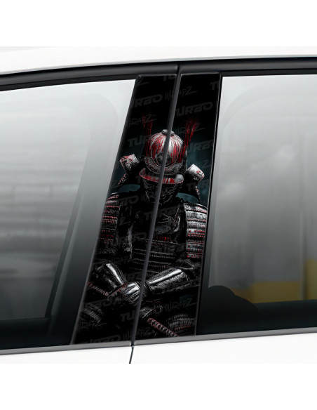 Sticker for car pillar Samuraj | TurboWrapz.com