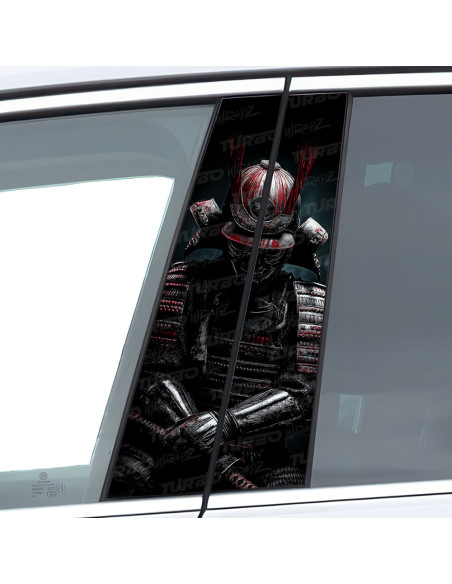 Sticker for car pillar Samuraj | TurboWrapz.com