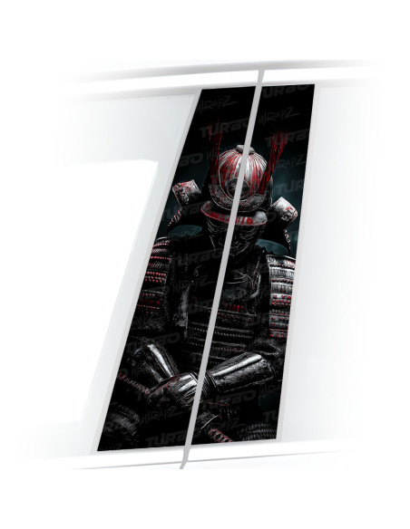 Sticker for car pillar Samuraj | TurboWrapz.com