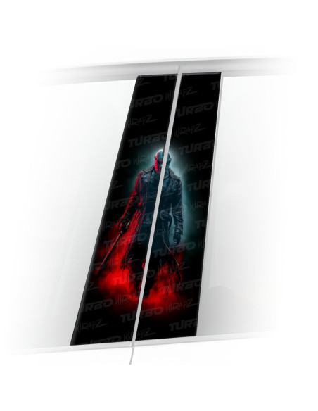 Sticker for car pillar Jason Voorhees - Piątek trzynastego | TurboWrapz.com