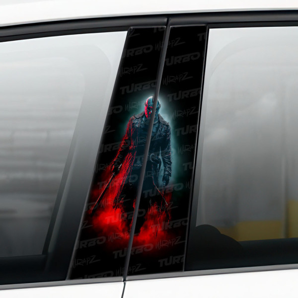Sticker for car pillar Jason Voorhees - Piątek trzynastego | TurboWrapz.com