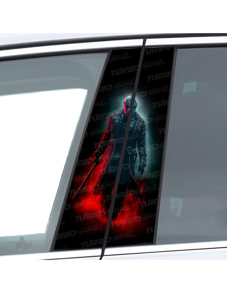 Sticker for car pillar Jason Voorhees - Piątek trzynastego | TurboWrapz.com
