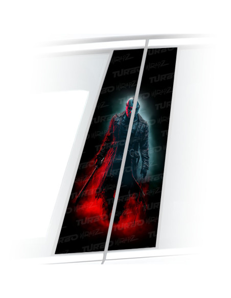 Sticker for car pillar Jason Voorhees - Piątek trzynastego | TurboWrapz.com