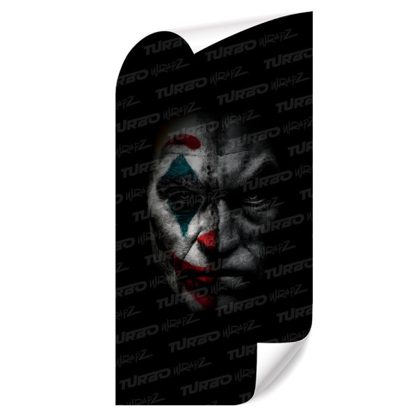 Sticker for car pillar Joker vs Batman | TurboWrapz.com