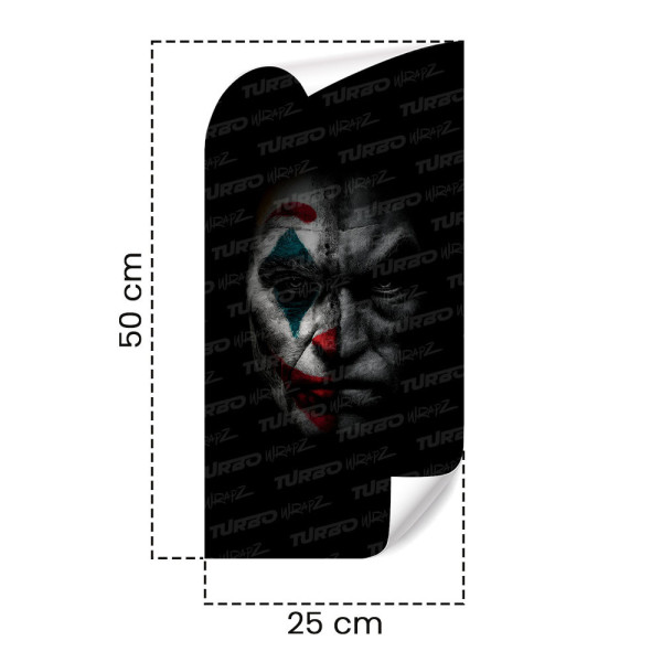 Sticker for car pillar Joker vs Batman | TurboWrapz.com