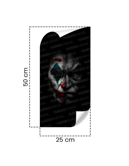 Sticker for car pillar Joker vs Batman | TurboWrapz.com