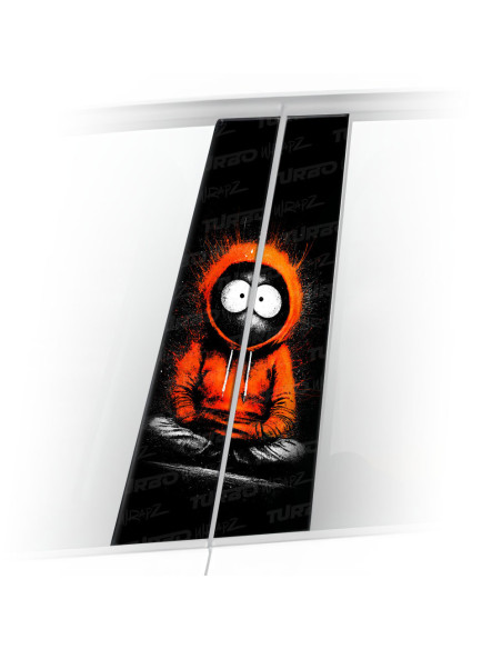 Sticker for car pillar Kenny | TurboWrapz.com