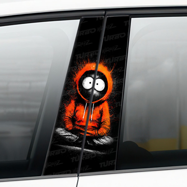 Sticker for car pillar Kenny | TurboWrapz.com