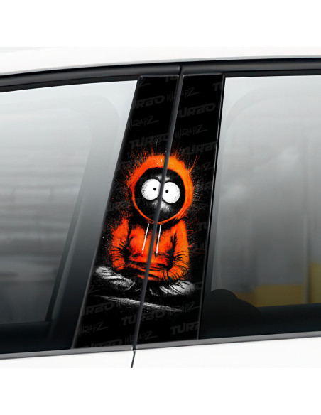Sticker for car pillar Kenny | TurboWrapz.com