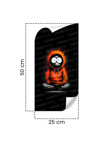 Sticker for car pillar Kenny | TurboWrapz.com