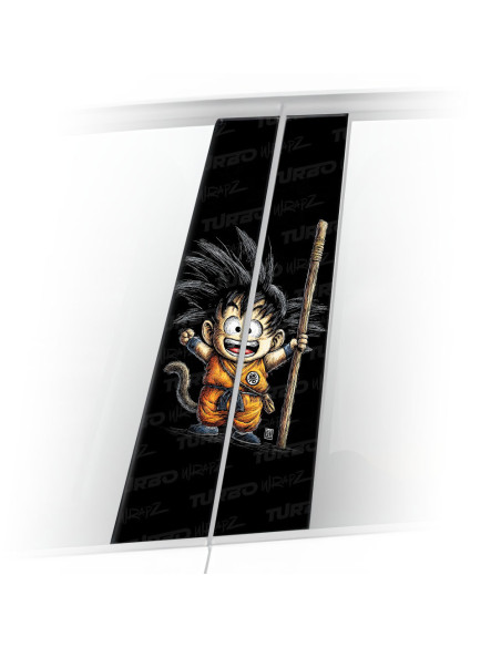 Sticker for car pillar Goku 2 | TurboWrapz.com