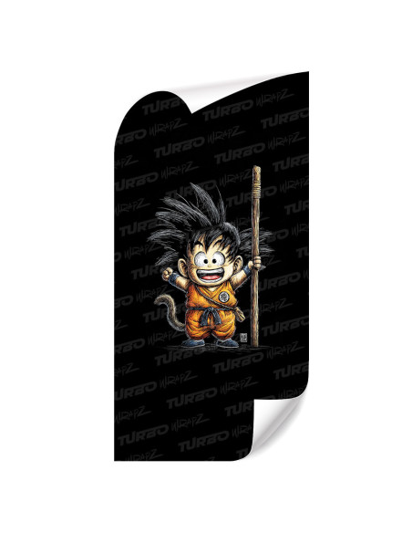 Sticker for car pillar Goku 2 | TurboWrapz.com