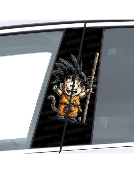 Naklejka na słupek samochodowy Goku 2 | TurboWrapz.com