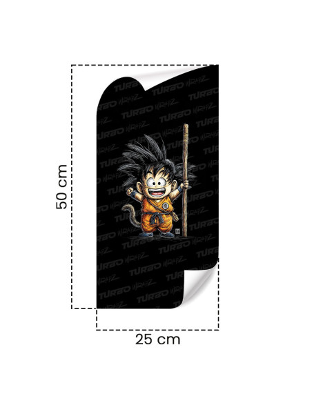 Naklejka na słupek samochodowy Goku 2 | TurboWrapz.com