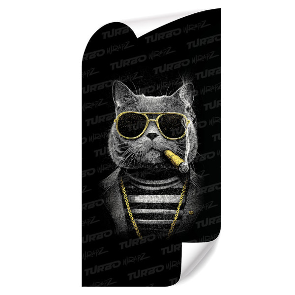 Naklejka na słupek samochodowy Kot Gangster | TurboWrapz.com