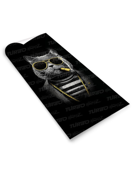 Sticker for car pillar Kot Gangster | TurboWrapz.com