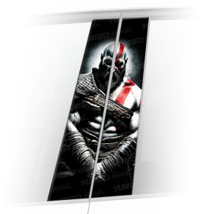 Sticker for car pillar Bóg wojny | TurboWrapz.com