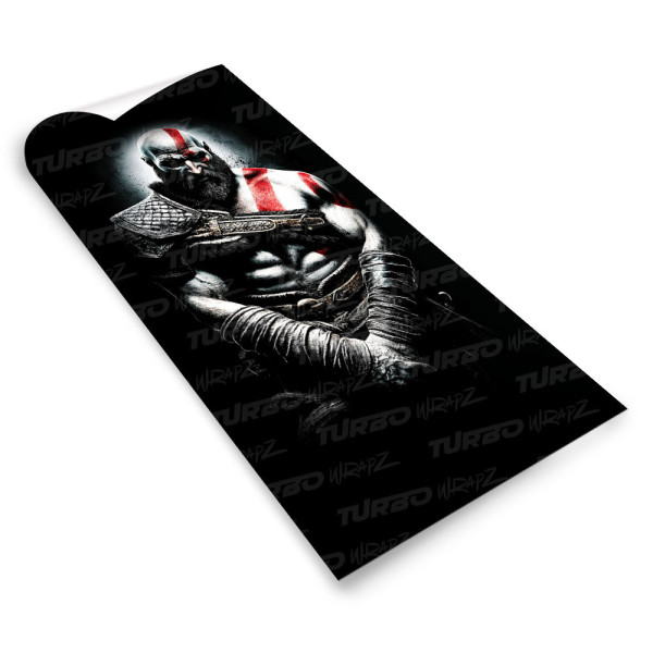 Naklejka na słupek samochodowy Bóg wojny | TurboWrapz.com