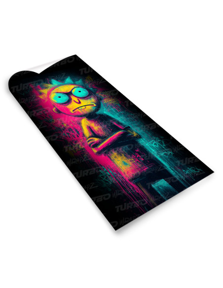 Sticker for car pillar Psychodeliczny Morty | TurboWrapz.com