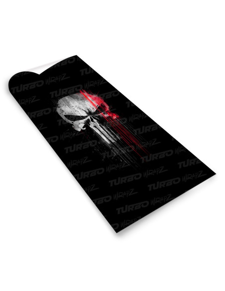 Sticker for car pillar Czaszka Punisher 2 | TurboWrapz.com