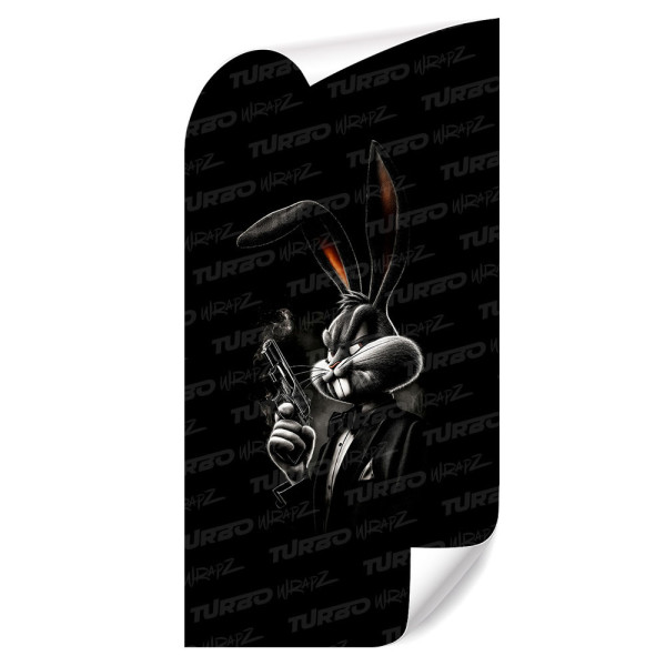 Naklejka na słupek samochodowy Królik Bugs hitman | TurboWrapz.com
