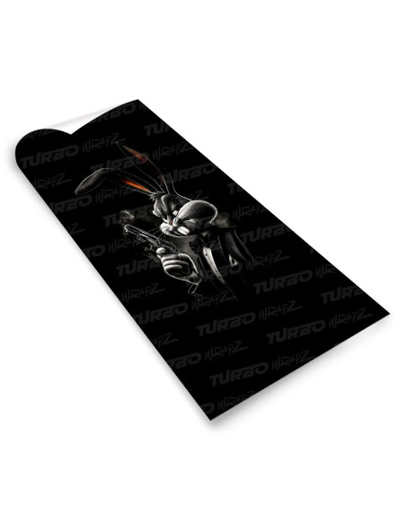 Naklejka na słupek samochodowy Królik Bugs hitman | TurboWrapz.com