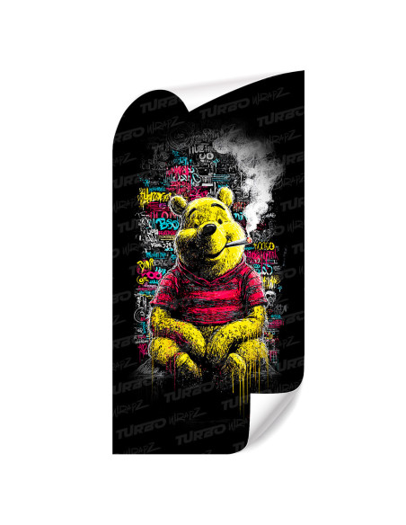 Sticker for car pillar Kubuś Puchatek Graffiti | TurboWrapz.com