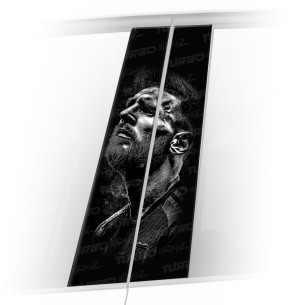 Sticker for car pillar Messi | TurboWrapz.com