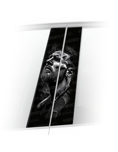 Sticker for car pillar Messi | TurboWrapz.com