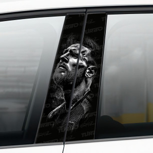 Sticker for car pillar Messi | TurboWrapz.com 2