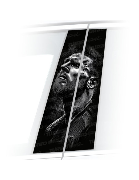 Sticker for car pillar Messi | TurboWrapz.com