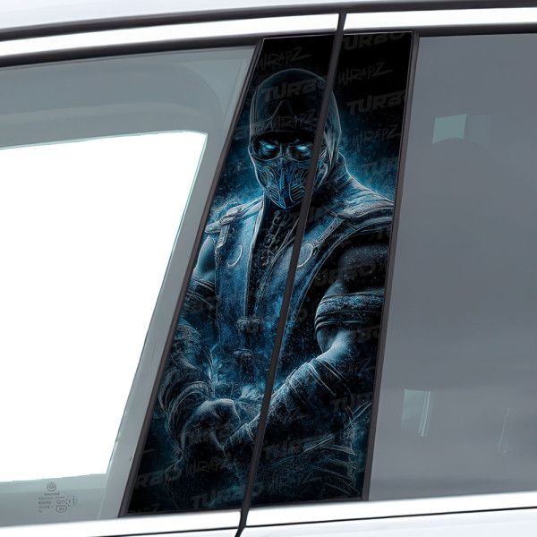 Naklejka na słupek samochodowy Sub Zero | TurboWrapz.com