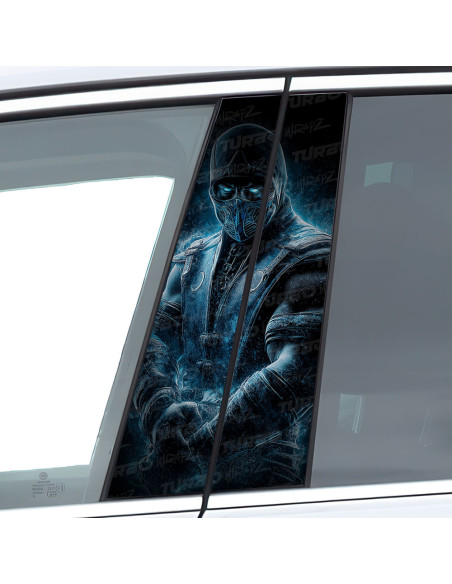 Sticker for car pillar Sub Zero | TurboWrapz.com