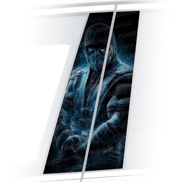 Sticker for car pillar Sub Zero | TurboWrapz.com