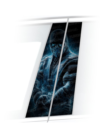 Sticker for car pillar Sub Zero | TurboWrapz.com