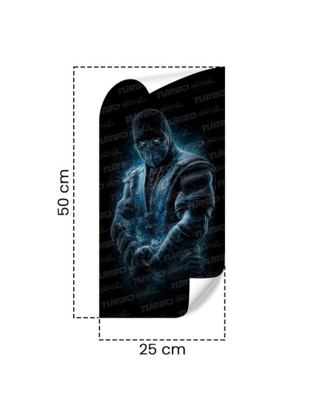 Sticker for car pillar Sub Zero | TurboWrapz.com