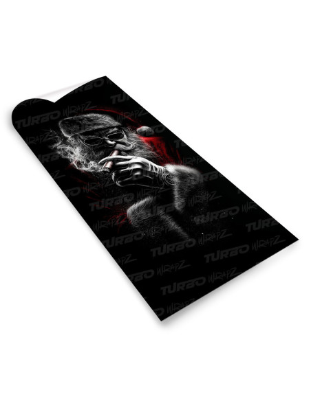 Sticker for car pillar Zły Mikołaj | TurboWrapz.com