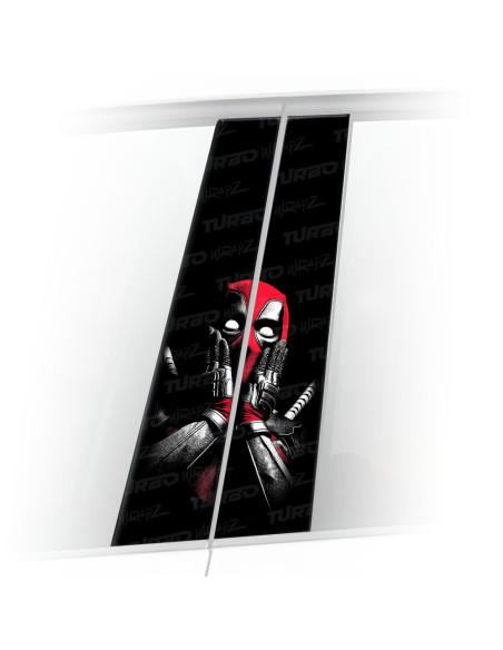 Naklejka na słupek samochodowy Deadpool | TurboWrapz.com