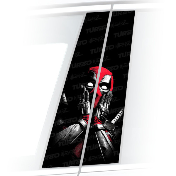 Naklejka na słupek samochodowy Deadpool | TurboWrapz.com