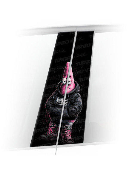 Naklejka na słupek samochodowy Patryk Huligan | TurboWrapz.com