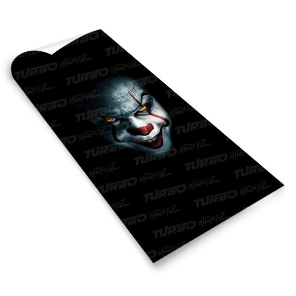 Naklejka na słupek samochodowy Klaun | TurboWrapz.com