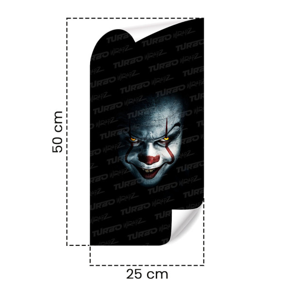 Naklejka na słupek samochodowy Klaun | TurboWrapz.com