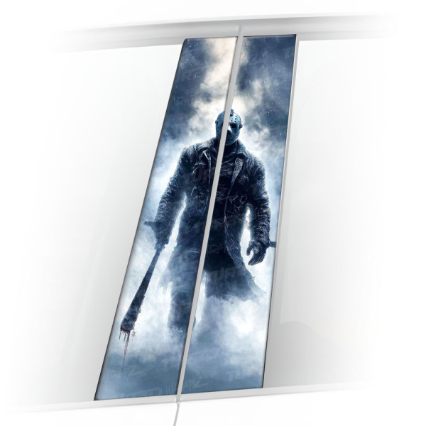 Naklejka na słupek samochodowy Jason Voorhees 2 - Piątek trzynastego | TurboWrapz.com