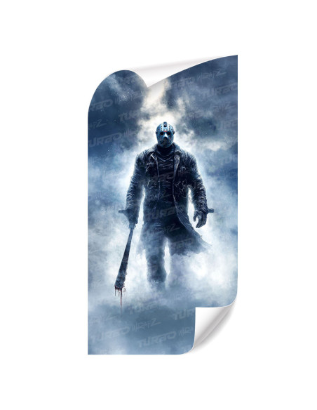 Naklejka na słupek samochodowy Jason Voorhees 2 - Piątek trzynastego | TurboWrapz.com
