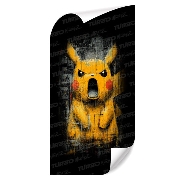 Sticker for car pillar Wkurzony Pikachu | TurboWrapz.com