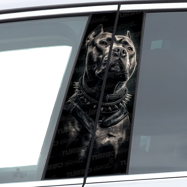 Naklejka na słupek samochodowy Pitbull | TurboWrapz.com