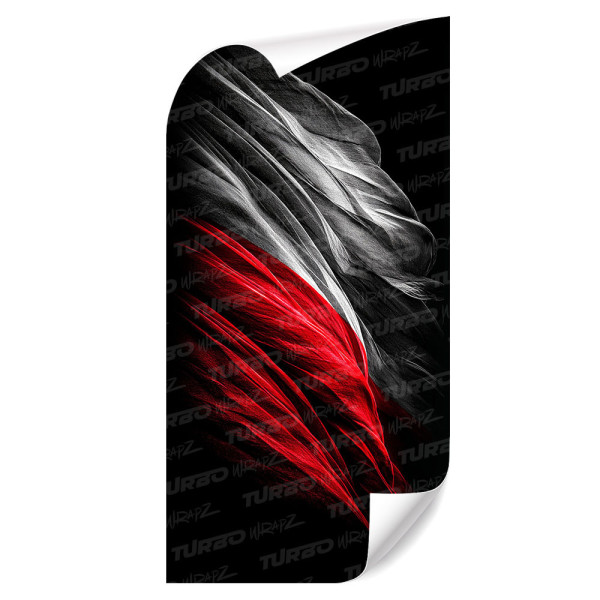 Sticker for car pillar Polska - flaga 2 | TurboWrapz.com